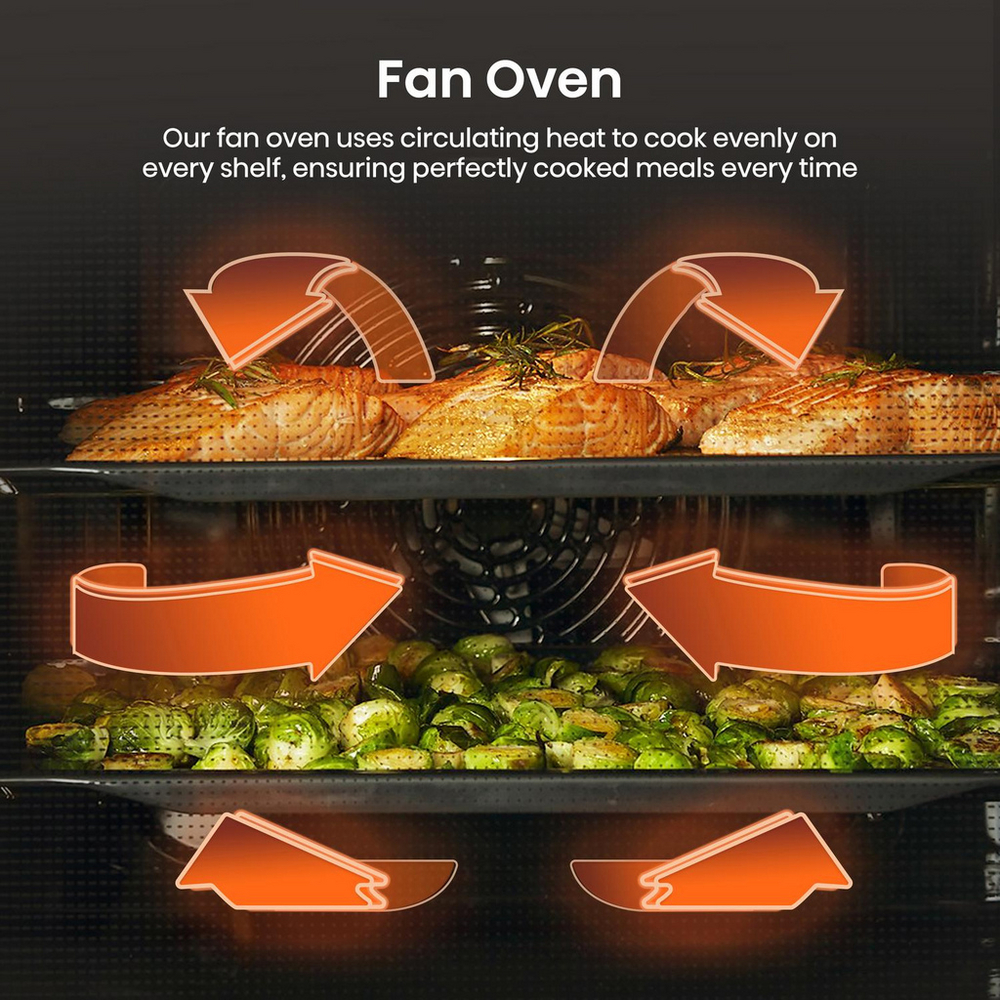 Hisense BI622AXPGUK Hi4 59.5cm Built In Electric Single Oven Stainless Steel