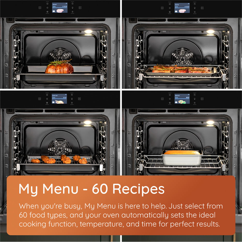 Hotpoint HOI6A8PT1SBUK Class 6 Built-In Electric Single Oven With Pyrolytic Cleaning Black