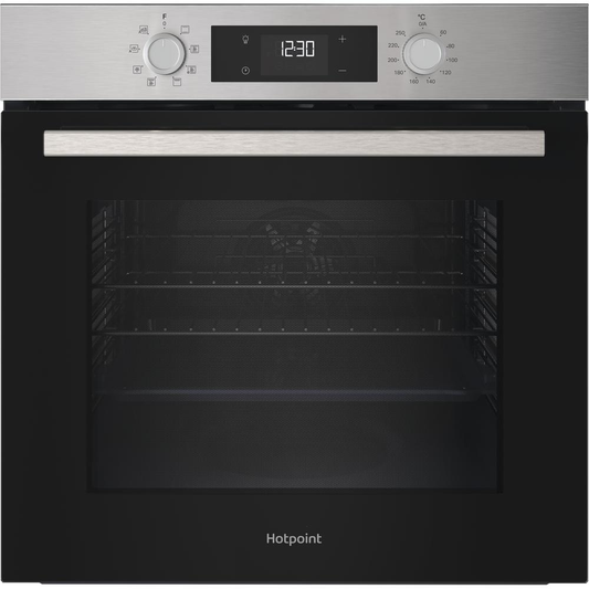 Hotpoint HOM255CXUK Class 2 Multiflow Built-In Electric Single Oven Stainless Steel
