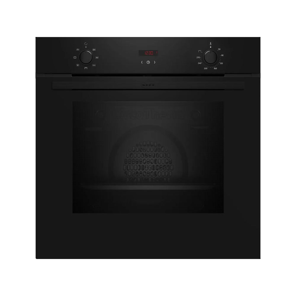 NEFF B1DCC0AK3B N30 71L Built-In Electric Single Oven Black - A+ Rated