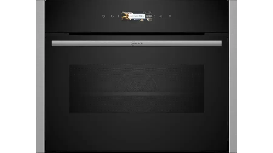 Neff C24MR21N0B N70 Built-In Compact Oven with Microwave Stainless Steel